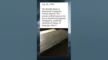 Ancient Key Found The Rosetta Stone 