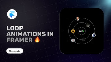 Create a Hero Section Animation with Infinite Loops | Framer Tutorial