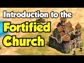 The new Fortified Church (AoE2 DLC building)