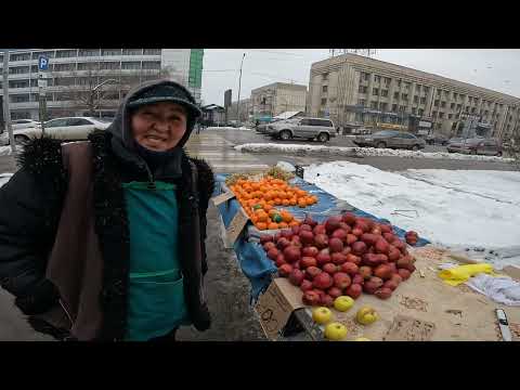 IPHONE FREE!! ALMATI STREETS AND FOOD TOUR IN KAZAKHSTAN 🇰🇿 ~110