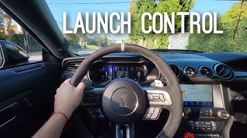 DOING LAUNCH CONTROL IN MY 2020 SHELBY GT500!