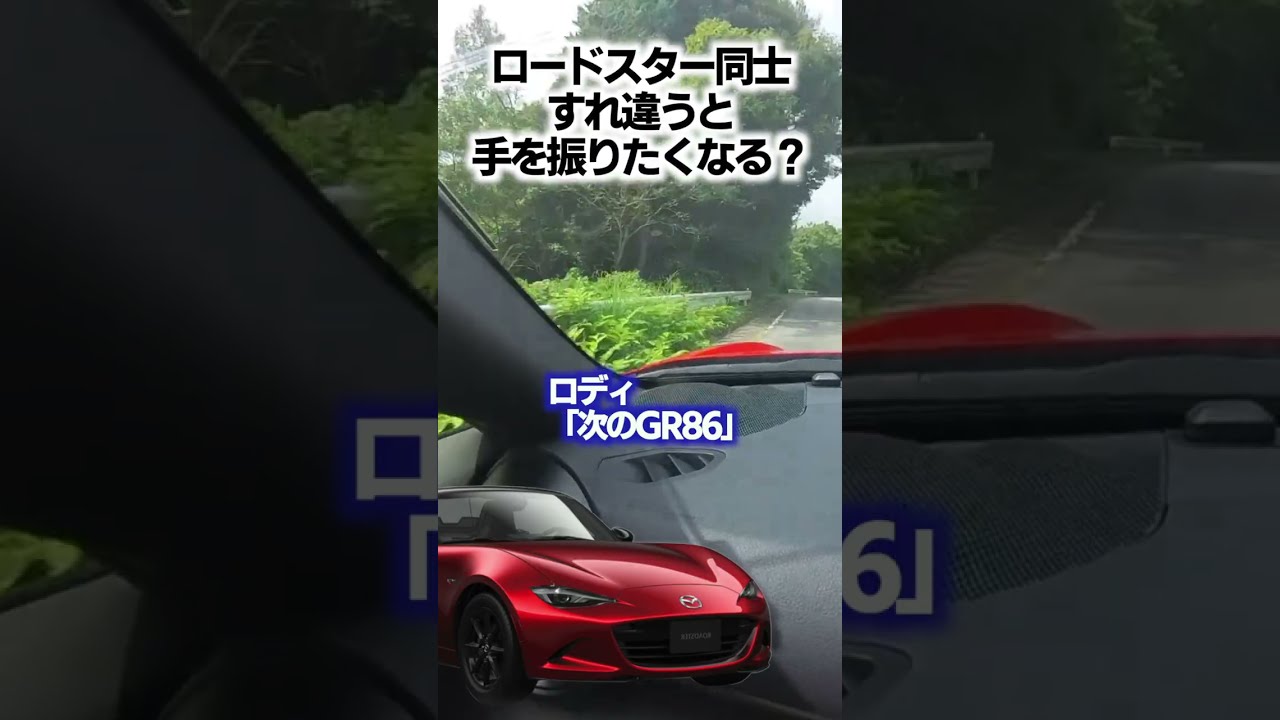 Roddy and Hachi] When two Roadsters pass each other, do you feel