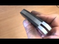 The handle parts in place and sanded till grit 400 The handle parts in place and sanded till grit 400