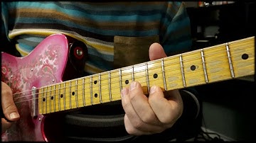 Fast Hybrid Chicken Picking Country Lick with open strings - free TABS!