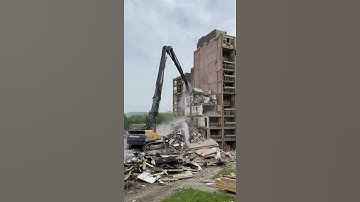 I was SHOCKED when see this dangerous heavy equipment destroy everything. Excavators Part 2 #shorts