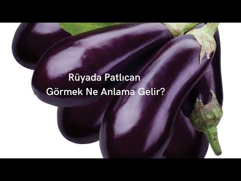 Rüyada Patlıcan Görmek Ne Anlama Gelir