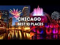 Top 10 Best Places to Visit in Chicago - Travel Guide Video 2023