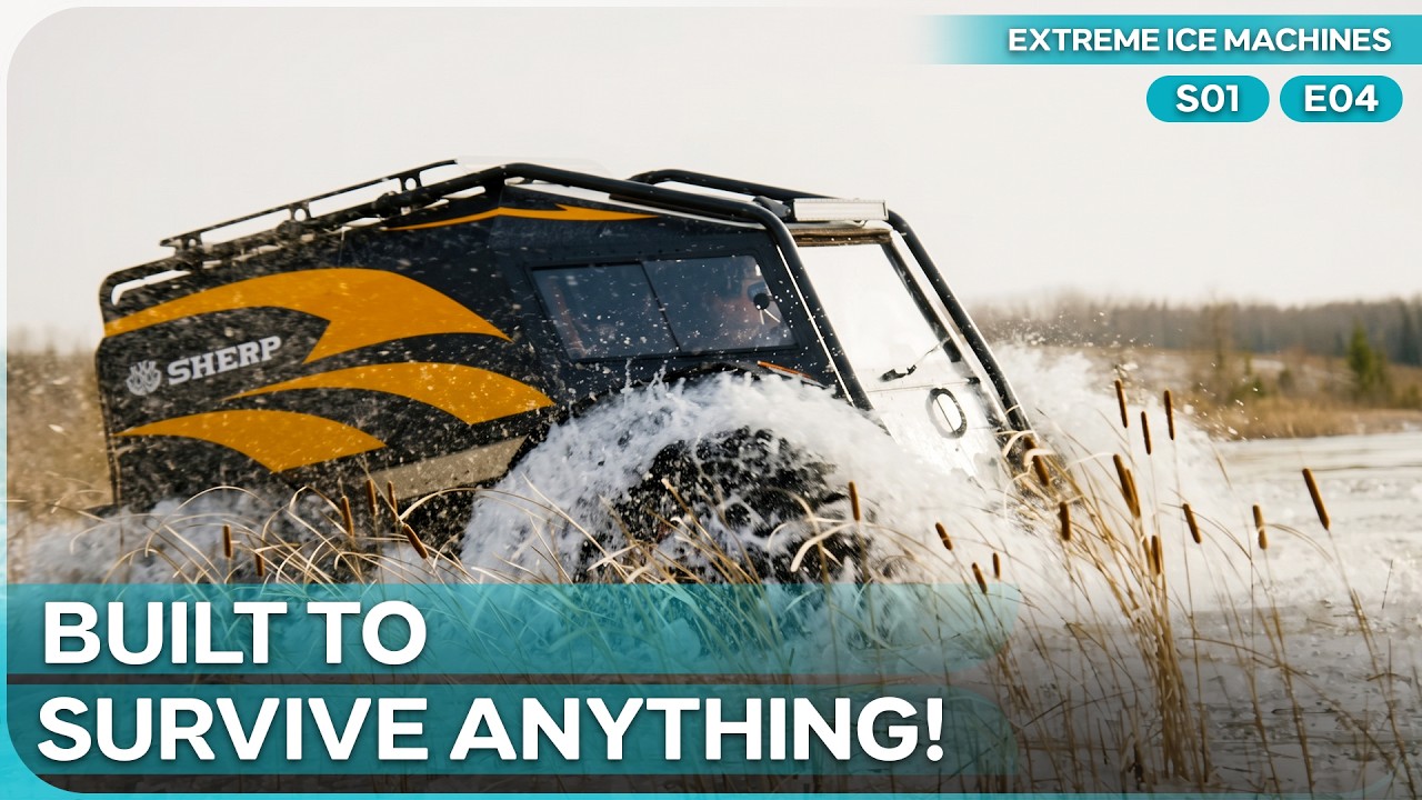 The Monster Vehicle That Drives Over Ice and Water | Extreme Ice Machines