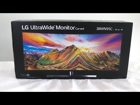 LG 38WN95C-W 38 Unboxing the All Round Workhorse Ultrawide Monitor