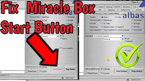 Miracle box 2 82 box  start button not working error fix problem solve 100%