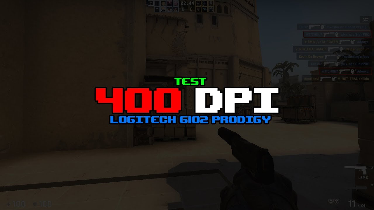 400 DPI - Logitech G102 Prodigy TEST (CS:GO) - YouTube