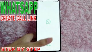 ✅ How To Create A Call Link In WhatsApp 🔴