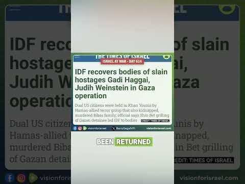 October 7 Victims Finally Returned to Israel