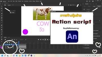 การสร้าง Action script โดยใช้โปรแกรม Adobe Animate