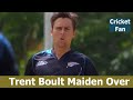 Trent Boult Rare Maiden Over In T20 Match - Great Fast Bowling