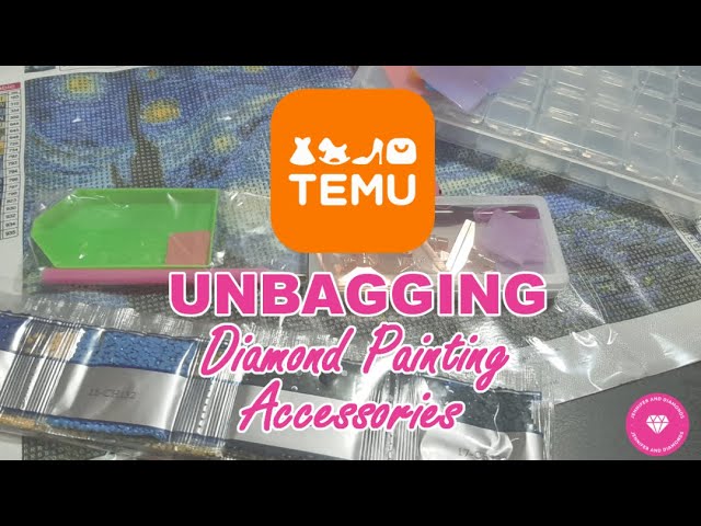 TEMU HAUL, DIAMOND PAINTING ACCESSORIES & STORAGE