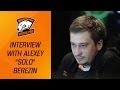 VP at the Boston Major: Interview with Alexey "Solo" Berezin