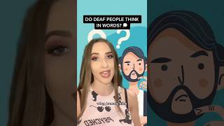 Do Deaf People Hear Their Own Thoughts As Spoken Words? | Liv Speakman #shorts