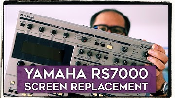 Yamaha RS7000 screen exchange and short demo