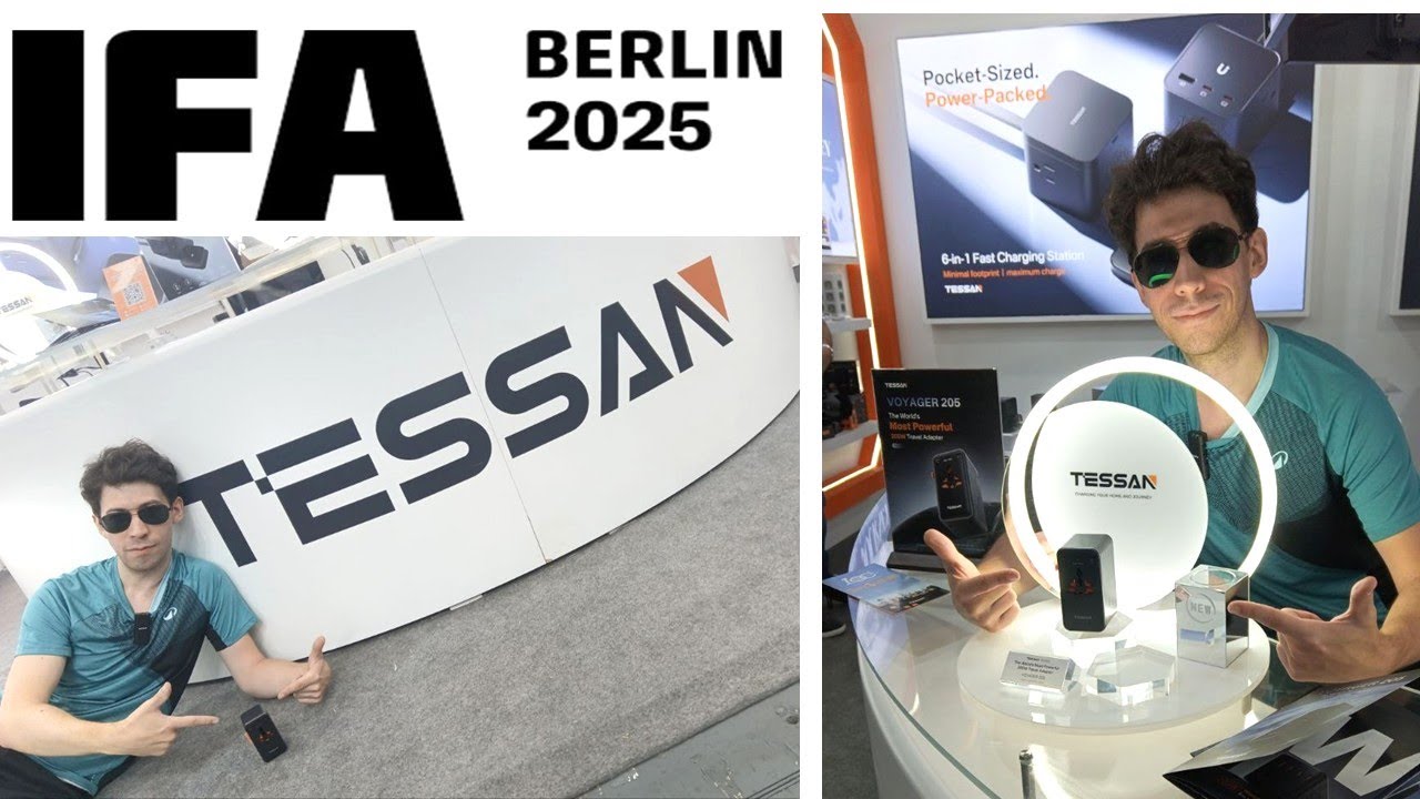 TESSAN at IFA 2025: Voyager 205 - The King of Travel Chargers with 205W - and other Smart Gadgets!