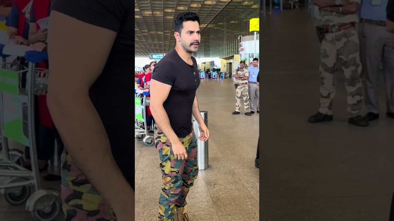 Varun Dhawan spotted at airport 