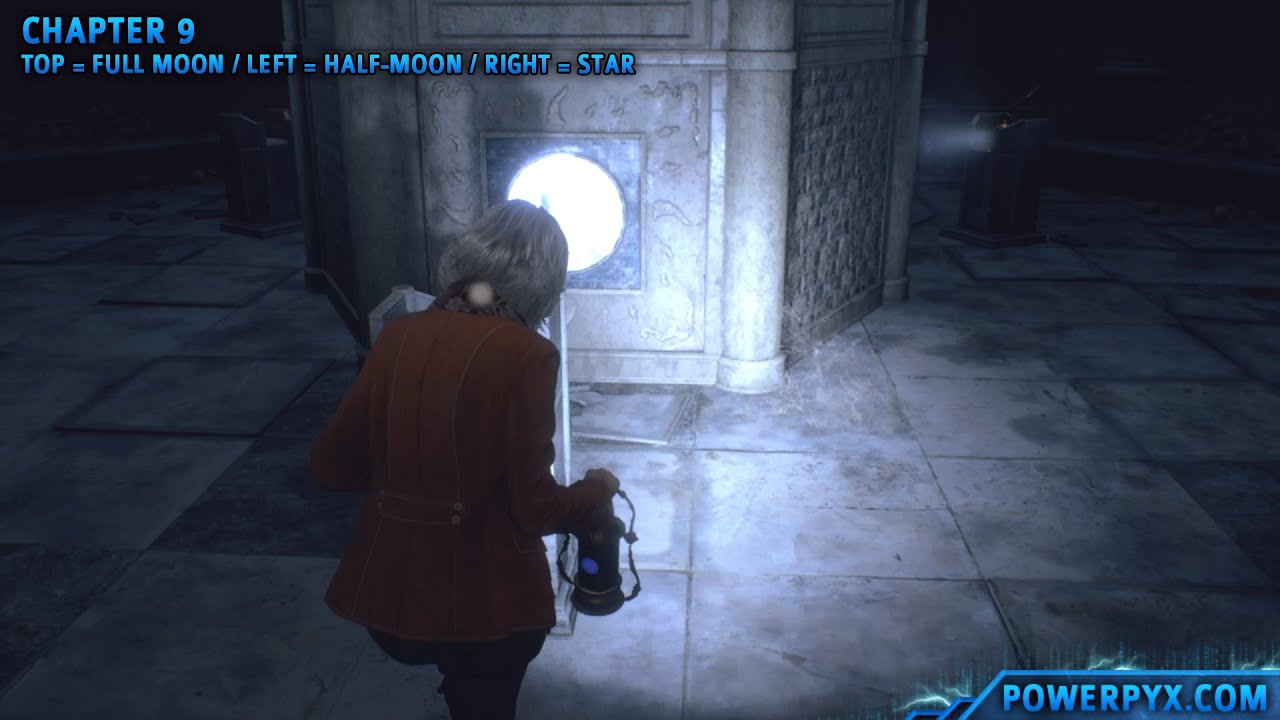 Resident Evil 4 Remake - Ashley Moon Light Puzzle Solution