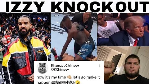 UFC FIGHTERS AND CELEBRITIES REACT TO IZZY KNOCKING OUT PEREIRA ‼️UFC 287 REACTIONS