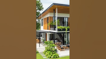 Small and Tiny House with Swimming Pool Tropical Modern Design