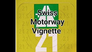 Swiss Motorway Vignette