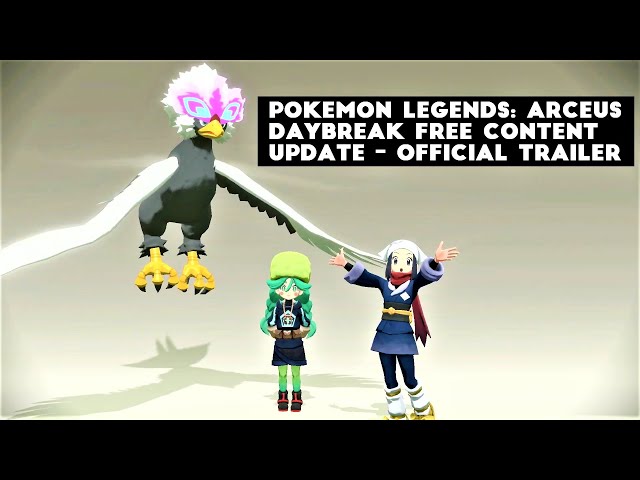 Pokemon Legends: Arceus Daybreak update available now