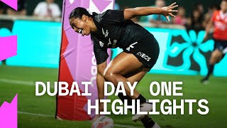 Golden Point HISTORY! | Dubai HSBC SVNS Day One Women’s Highlights