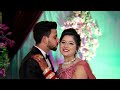 The reception highlights of mohit  yogita  lucky studio ludhiana