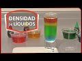 Densidad de líquidos - Experimento
