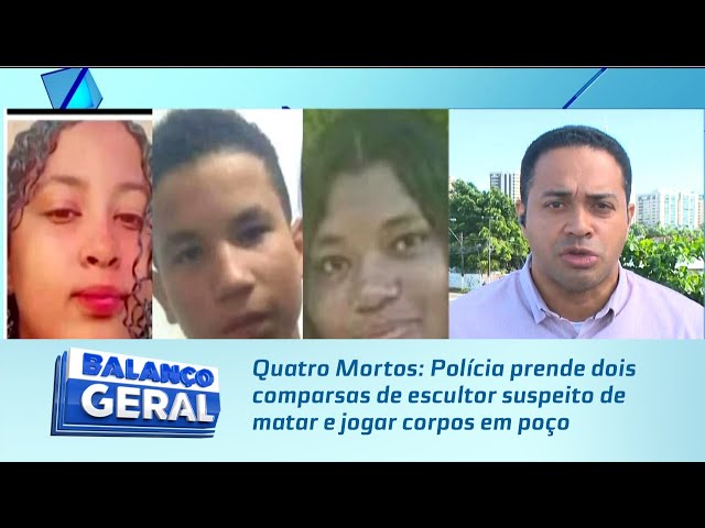 Polícia prende dois comparsas de escultor suspeito de matar e jogar corpos em poço