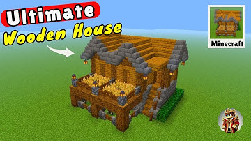 Minecraft: How to Build the Ultimate Oak Wooden House Tutorial [Easy Build⚒️]