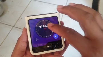 Samsung Galaxy Z Flip 5: How to Add or Remove Stopwatch Widget for Cover Screen (Android 13)