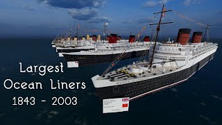 Largest Ocean Liners Length Comparison (3D) screenshot 5