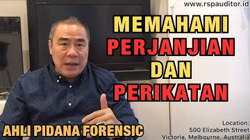 MEMAHAMI PERJANJIAN DAN PERIKATAN