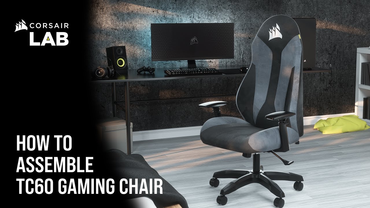 Corsair Tc60 Silla Para Videojuegos De Pc Asiento Acolchado Negro