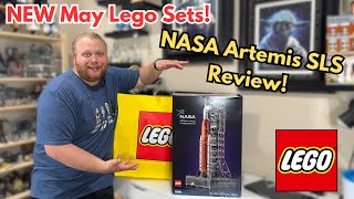 (NEW May Releases!) PLUS! Reviewing The Lego NASA Artemis Space Launch System!