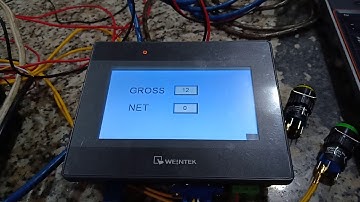 Hướng dẫn kết nối đầu cân Laumas W100 với HMI WeinTek | Modbus RTU Laumas với HMI WeinTek