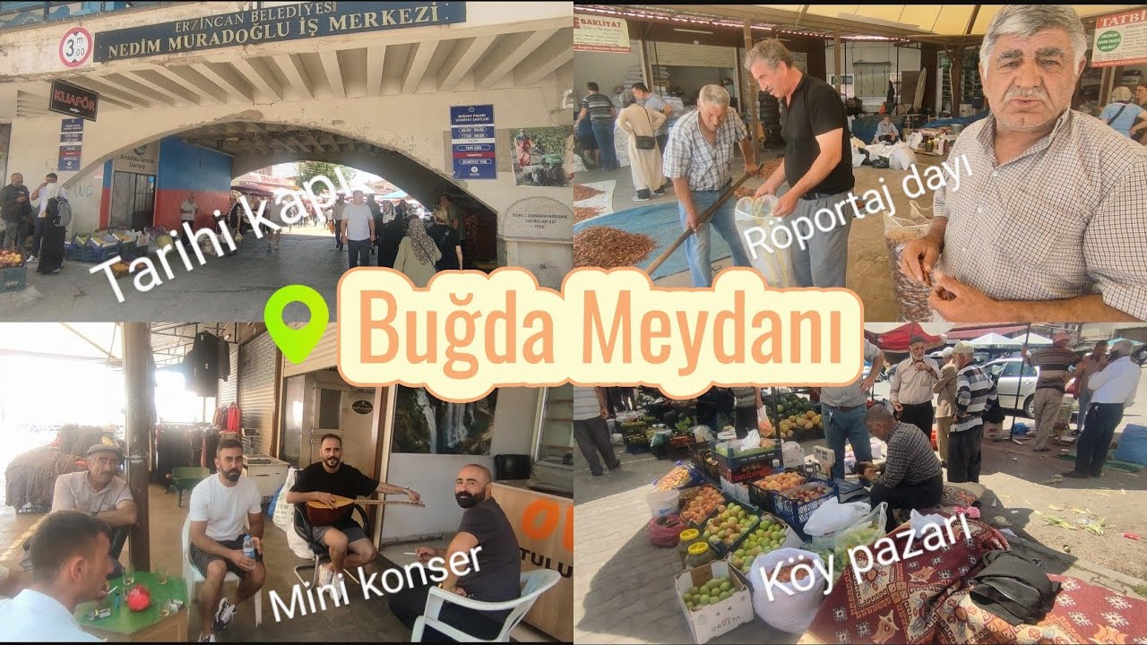 Erzincan Günlükleri: Erzincan Buğday Meydanı'nda Köy Pazarı | Türkü Dinletisi