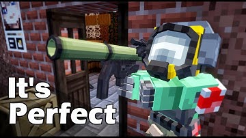 Turning Minecraft into a First Person Shooter Game!! (with a map!)