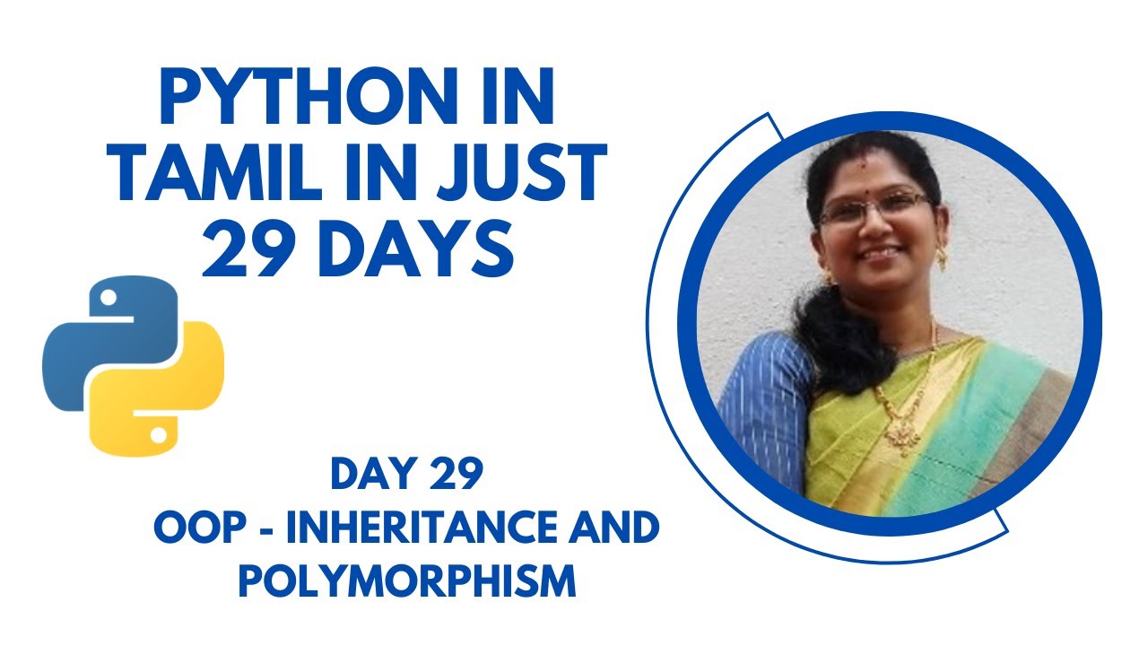 Python in Tamil : Day 29 OOP - Inheritance and Polymorphism - YouTube