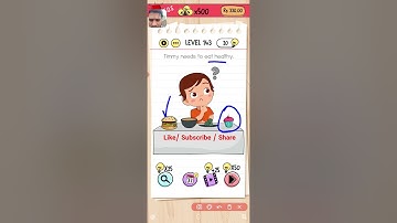 Brain test level 143 Gameplay andriod, ios walkthrough solution gameplay