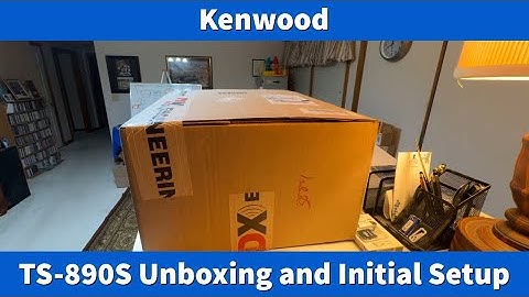 Kenwood TS-890S: uitpakken en eerste installatie (video #1) #kenwood #hamradio #ts890 #uitpakken