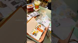 cafe junk journal with me | episode 1 | danlifediary| @pulsate 🧡 #trendingshorts #cafejunkjournal