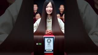Xie Qiuping Shatters Records  #WorldRecord #LongestHair #GuinnessWorldRecords