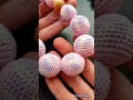 Mosaic Necklace in Pink-Lilac and Blue - Free crochet pattern by Yarmirina // Слингобусы Мозаика МК