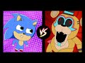 СОНИК VS ФНАФ ФРЕДДИ | SONIC THE HEDGEHOG VS FNAF FREDDY